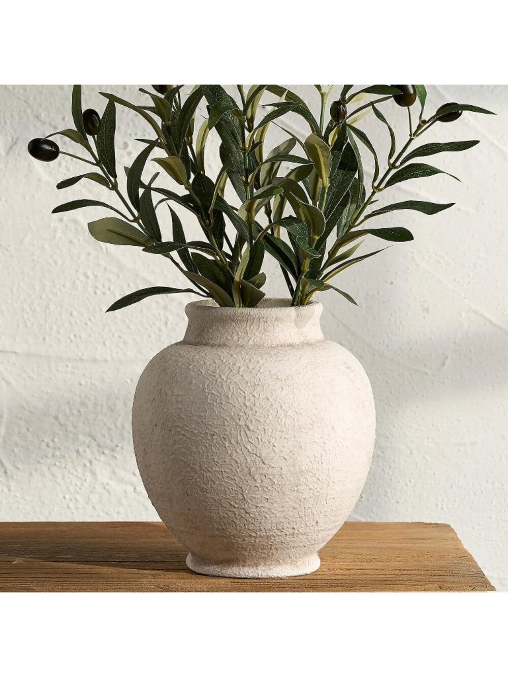 6.7 Ceramic Flower Pottery Pampas Grass Vase Rustic Farmhouse For Home Decor